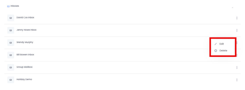 You can also remove individual members from an inbox by accessing "Currently Selected Members," clic