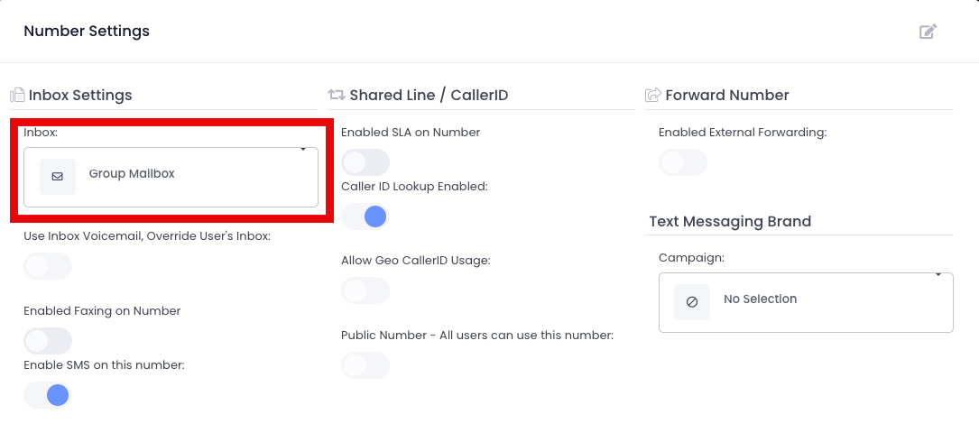 7. Refresh the screen and you will be able to use that number.