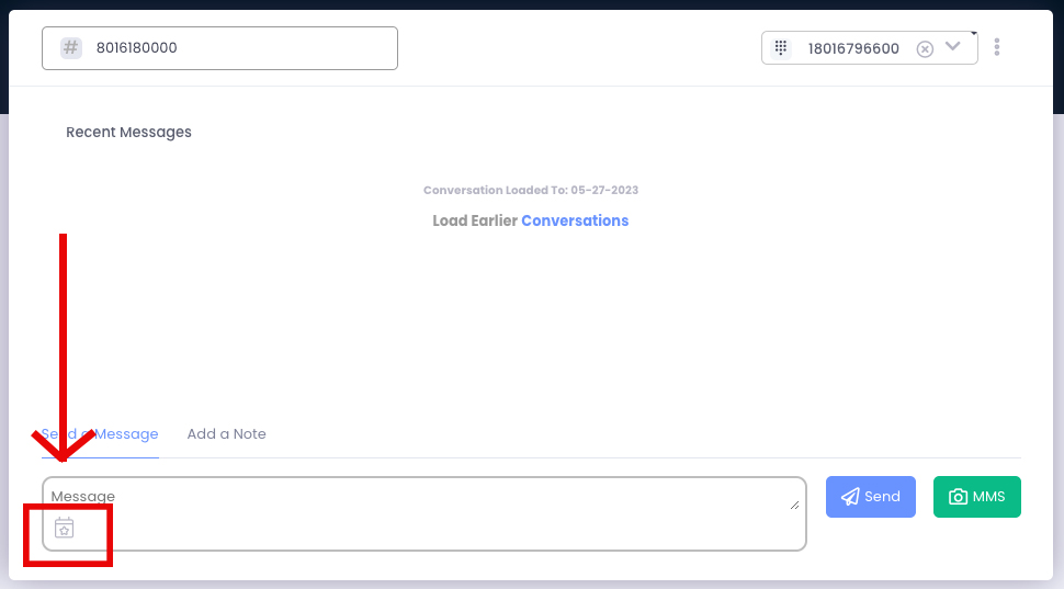 7. Navigate back to Scheduled Campaigns and click the green play button to activate
