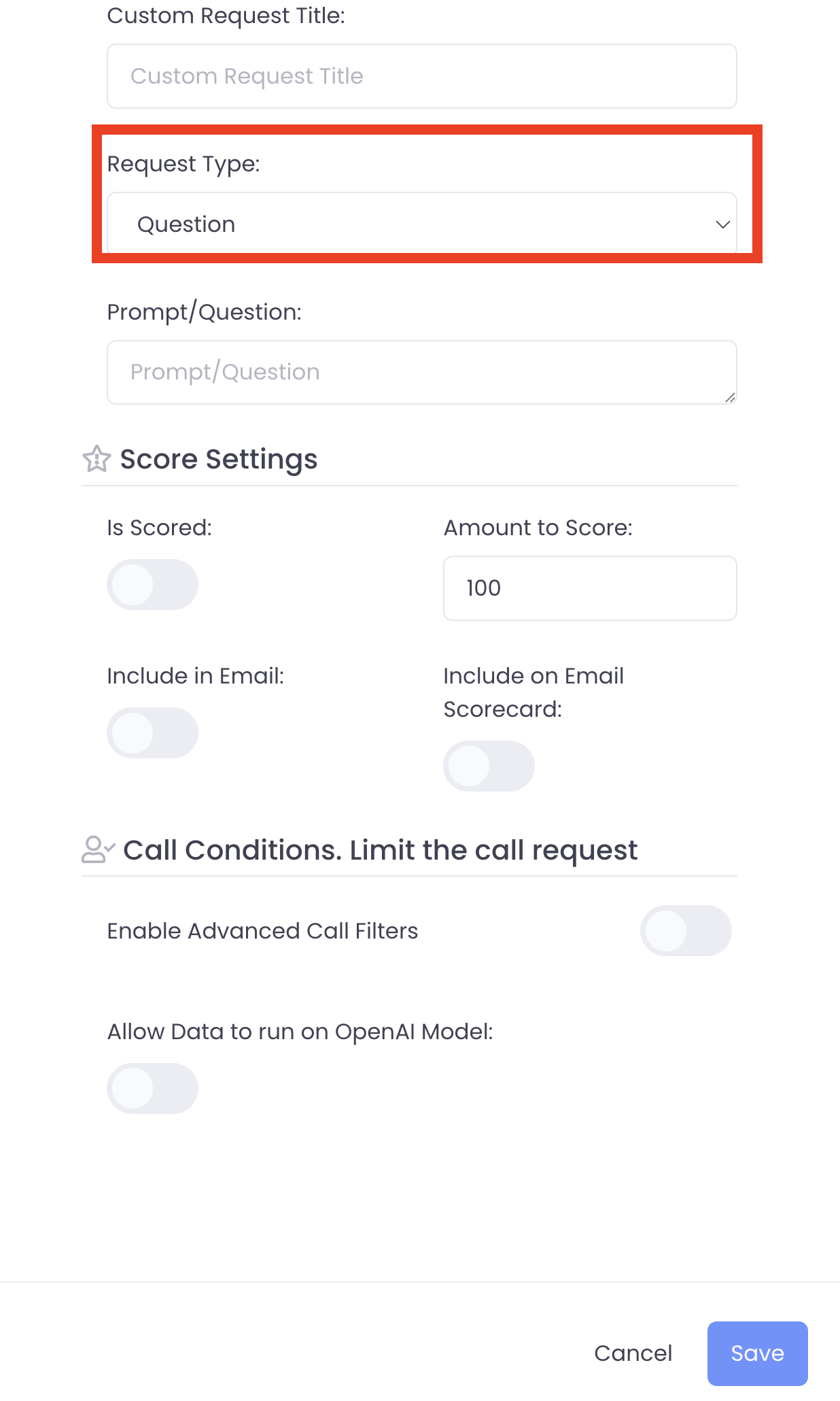 1. After clicking on the blue +Add, you will see this popup window: