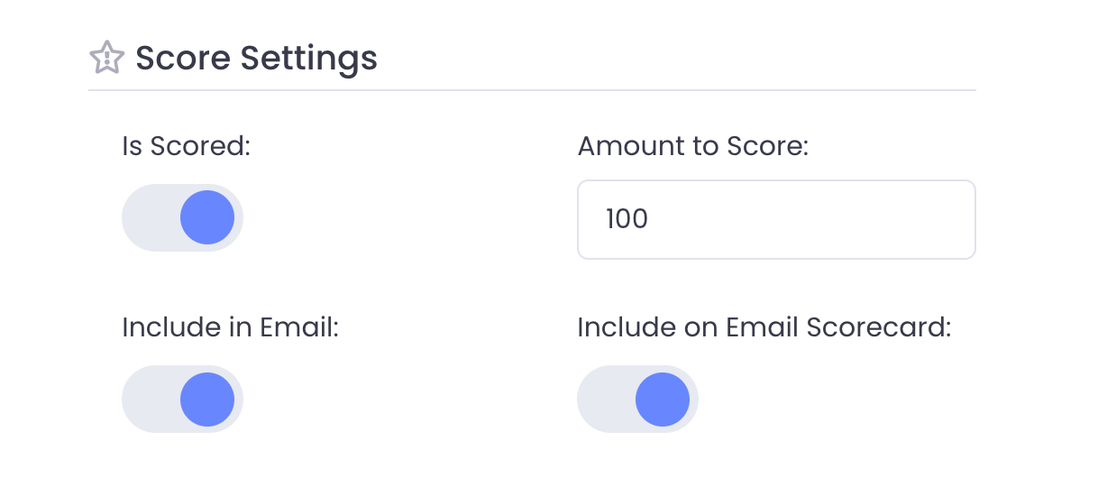 Scoring